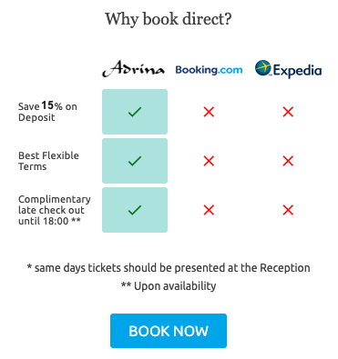 Skopelos Hotels Adrina Resort Why Book Direct